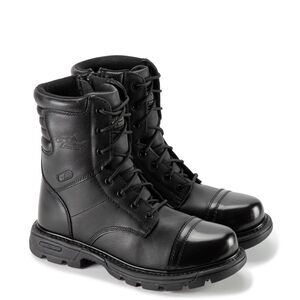 THOROGOOD GEN-FLEX2 8” SIDE-ZIP BLACK TACTICAL BOOTS FOR MEN AND WOMEN - HIGH-SH